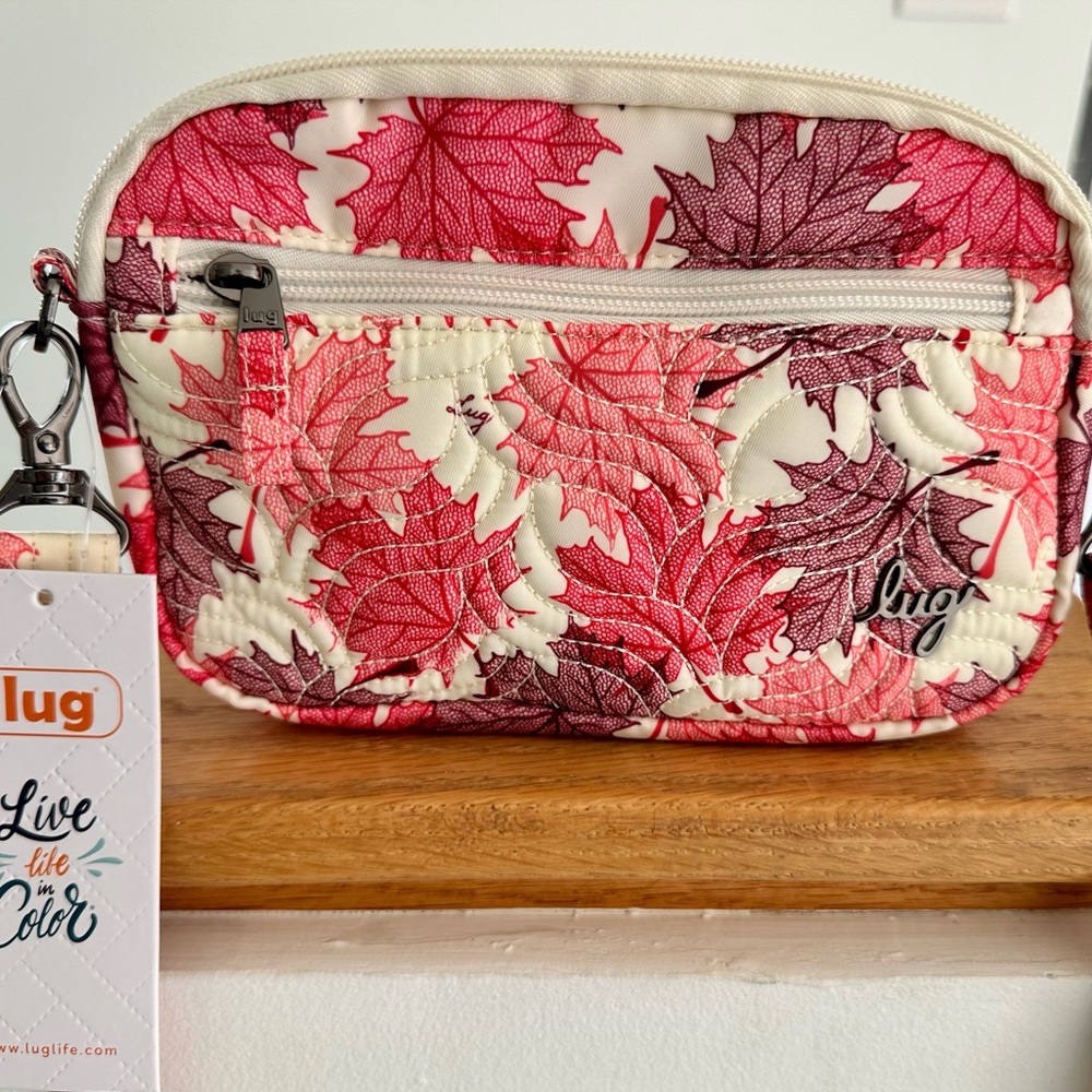 NWT Lug Super Coupe Maples Cream Crossbody